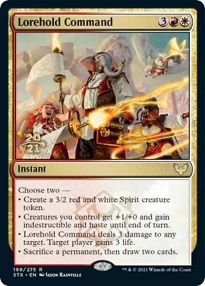 Lorehold Command [Strixhaven: School of Mages Prerelease Promos] | Gear Gaming Bentonville