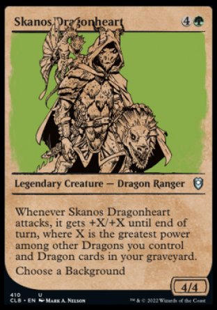 Skanos Dragonheart (Showcase) [Commander Legends: Battle for Baldur's Gate] | Gear Gaming Bentonville