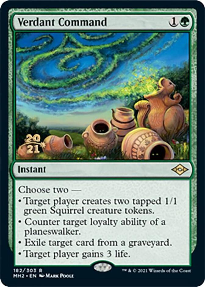 Verdant Command [Modern Horizons 2 Prerelease Promos] | Gear Gaming Bentonville