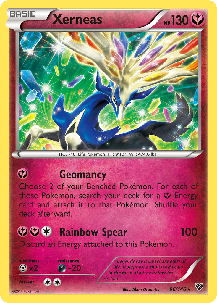 Xerneas (96/146) [XY: Base Set] | Gear Gaming Bentonville