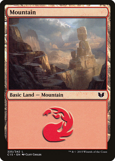 Mountain (335) [Commander 2015] | Gear Gaming Bentonville