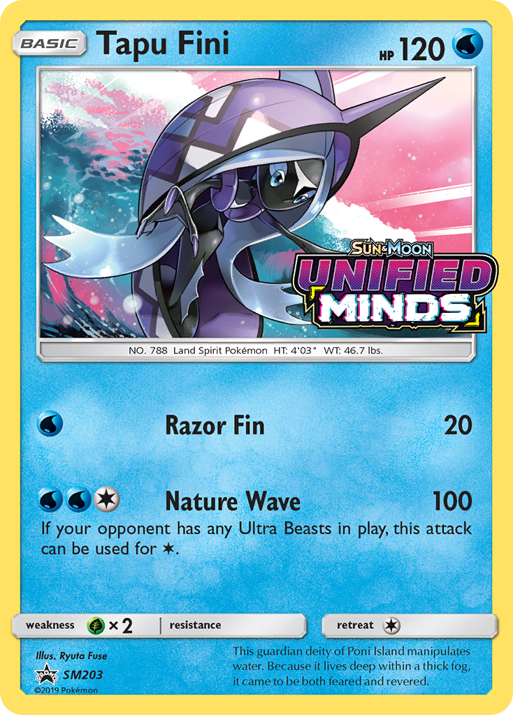 Tapu Fini (SM203) [Sun & Moon: Black Star Promos] | Gear Gaming Bentonville