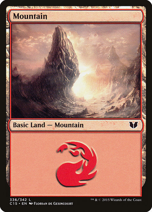 Mountain (336) [Commander 2015] | Gear Gaming Bentonville