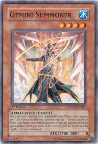 Gemini Summoner [Structure Deck: Warriors' Strike] [SDWS-EN011] | Gear Gaming Bentonville