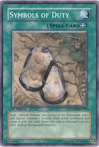 Symbols of Duty [Structure Deck: Warriors' Strike] [SDWS-EN029] | Gear Gaming Bentonville