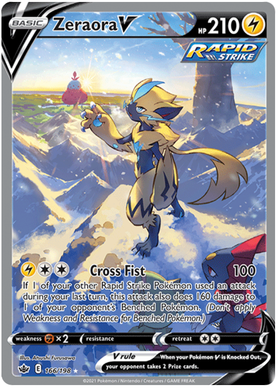 Zeraora V (166/198) [Sword & Shield: Chilling Reign] | Gear Gaming Bentonville