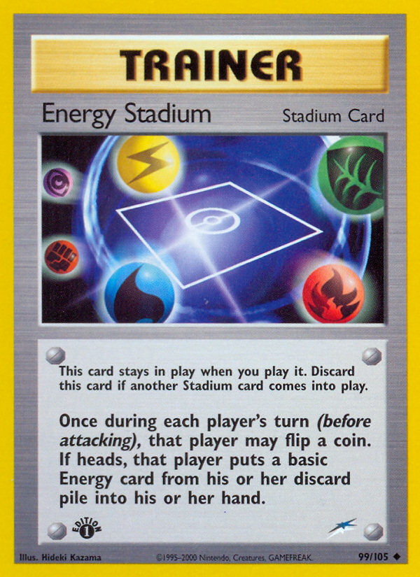 Energy Stadium (99/105) [Neo Destiny 1st Edition] | Gear Gaming Bentonville