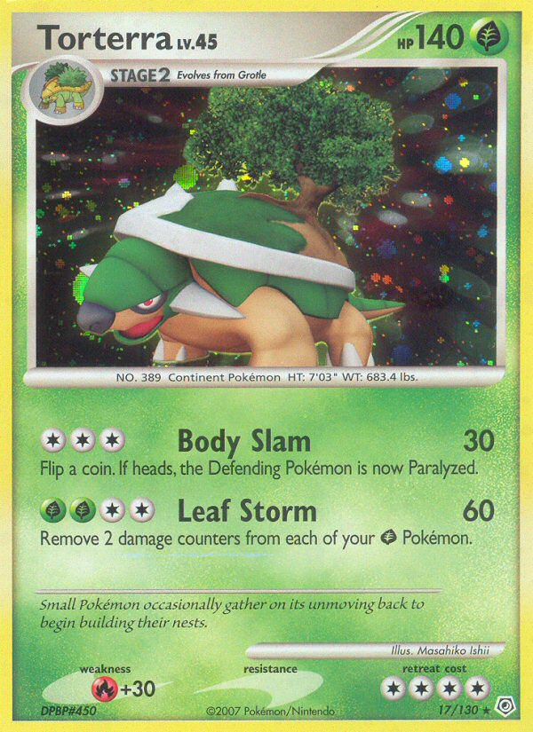 Torterra (17/130) [Diamond & Pearl: Base Set] | Gear Gaming Bentonville