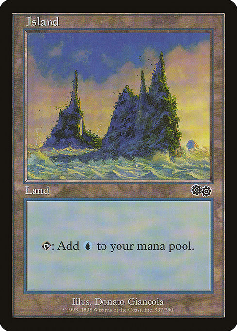 Island (337) [Urza's Saga] | Gear Gaming Bentonville