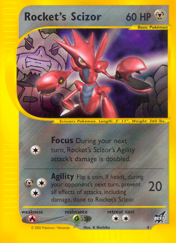 Rocket's Scizor (4) [Best of Promos] | Gear Gaming Bentonville