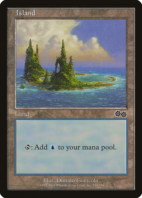 Island (338) [Urza's Saga] | Gear Gaming Bentonville