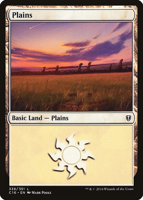 Plains (338) [Commander 2016] | Gear Gaming Bentonville