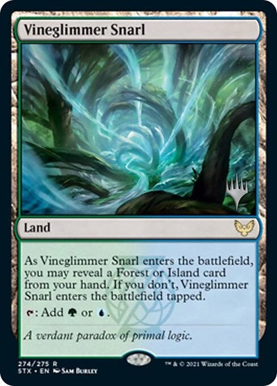 Vineglimmer Snarl (Promo Pack) [Strixhaven: School of Mages Promos] | Gear Gaming Bentonville