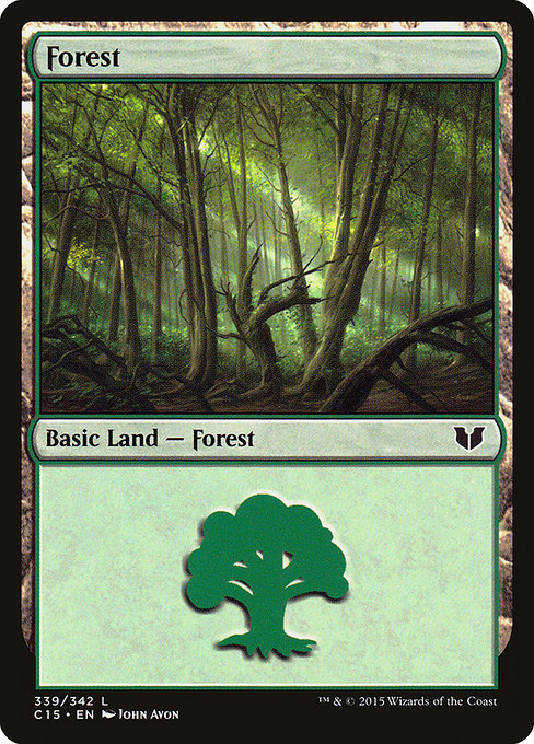 Forest (339) [Commander 2015] | Gear Gaming Bentonville