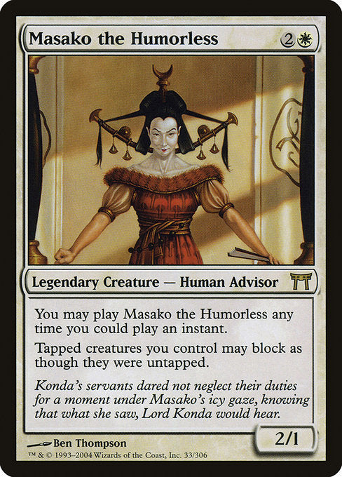 Masako the Humorless [Champions of Kamigawa] | Gear Gaming Bentonville