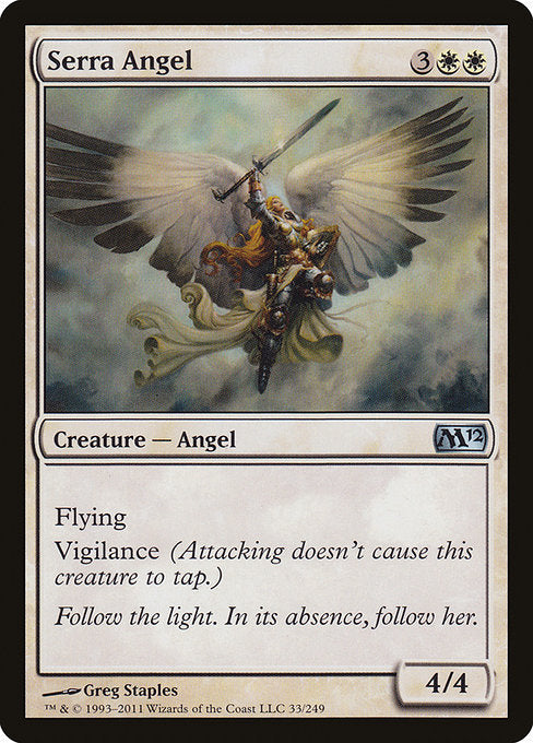 Serra Angel [Magic 2012 (M12)] | Gear Gaming Bentonville