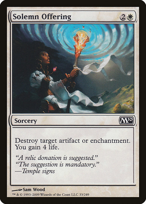 Solemn Offering [Magic 2010 (M10)] | Gear Gaming Bentonville