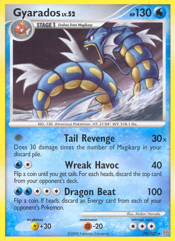 Gyarados (19/100) [Diamond & Pearl: Stormfront] | Gear Gaming Bentonville