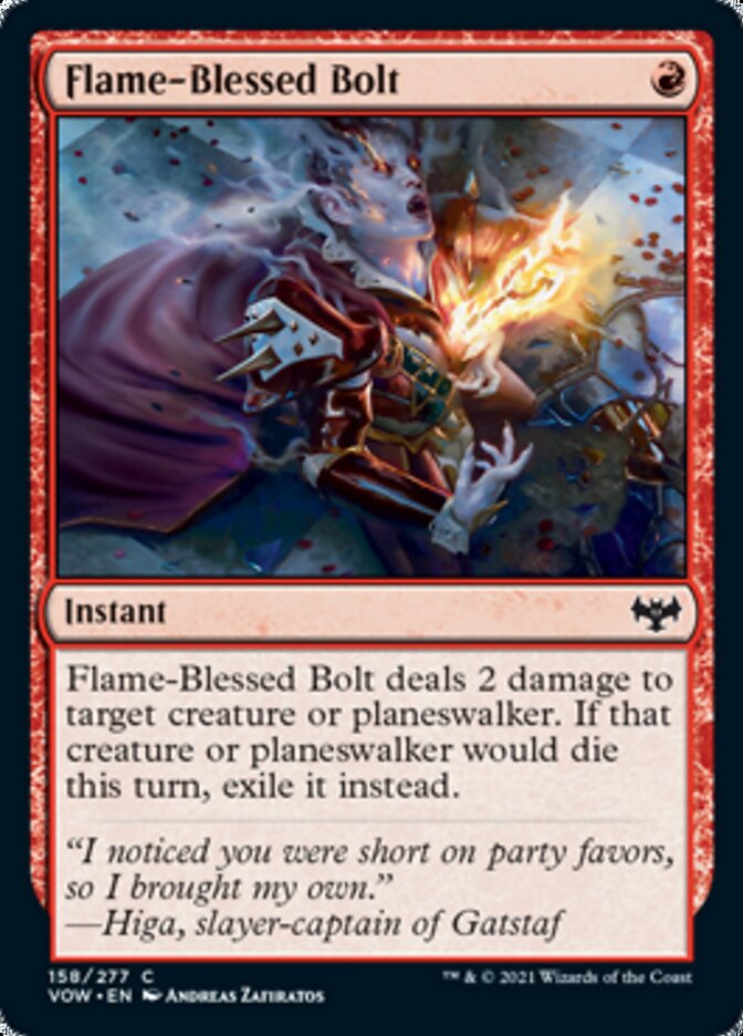 Flame-Blessed Bolt [Innistrad: Crimson Vow] | Gear Gaming Bentonville