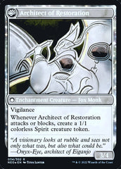 The Restoration of Eiganjo // Architect of Restoration [Kamigawa: Neon Dynasty Prerelease Promos] | Gear Gaming Bentonville