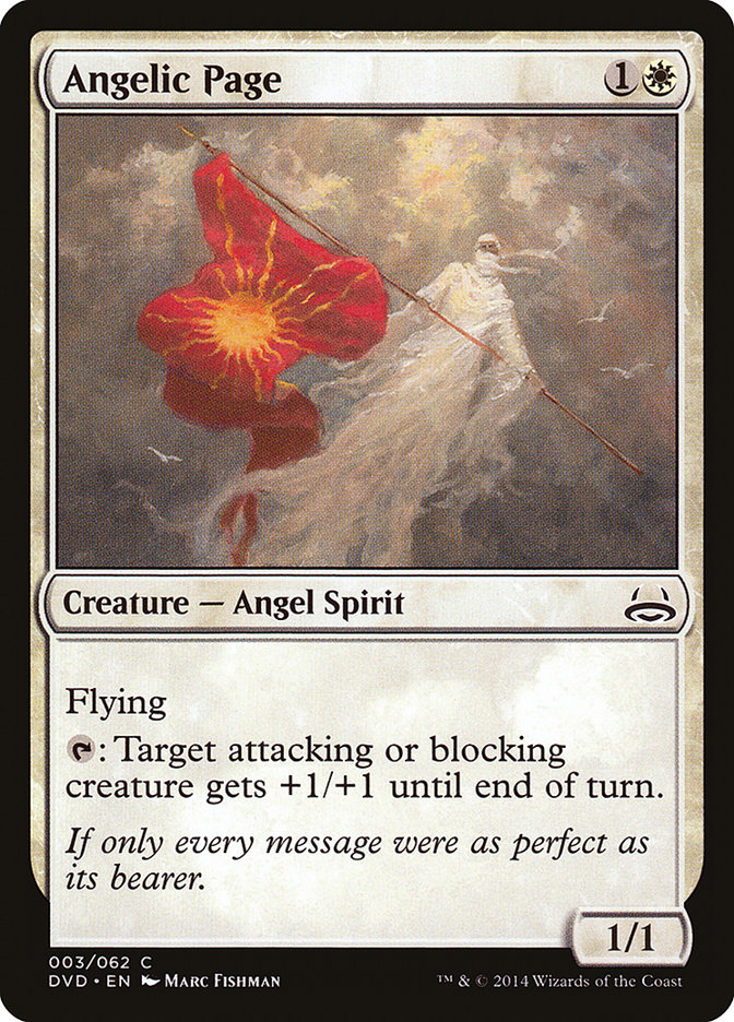 Angelic Page (Divine vs. Demonic) [Duel Decks Anthology] | Gear Gaming Bentonville