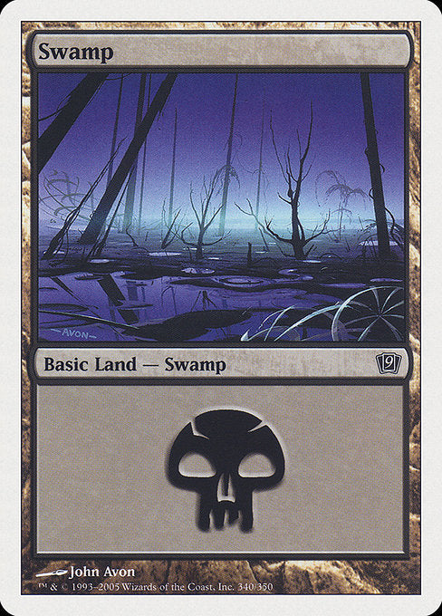 Swamp (340) [9th Edition] | Gear Gaming Bentonville