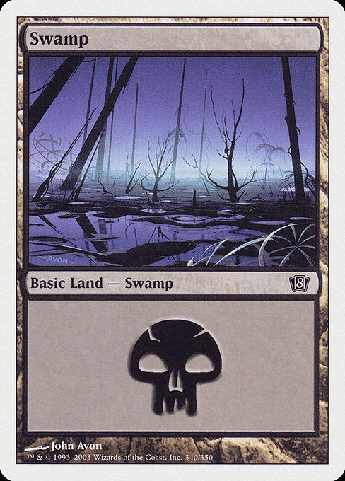 Swamp (340) [8th Edition] | Gear Gaming Bentonville