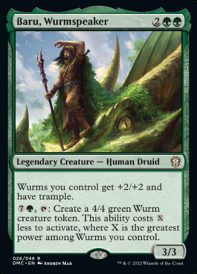 Baru, Wurmspeaker [Dominaria United Commander] | Gear Gaming Bentonville