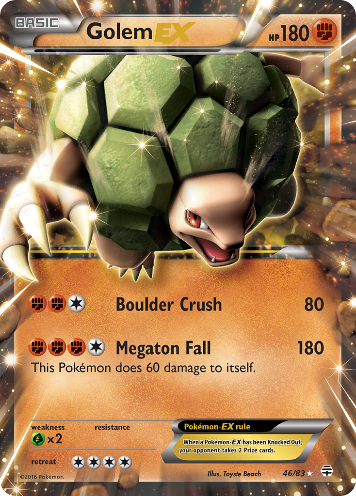 Golem EX (46/83) [XY: Generations] | Gear Gaming Bentonville