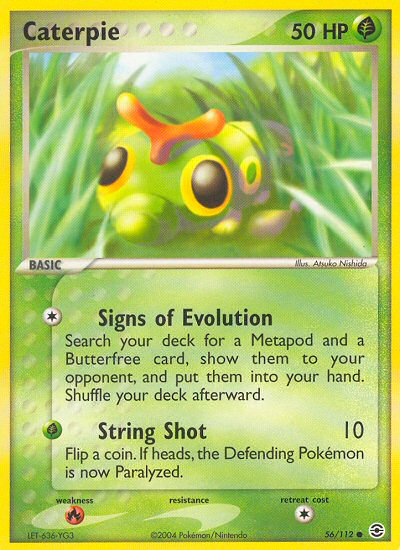 Caterpie (56/112) [EX: FireRed & LeafGreen] | Gear Gaming Bentonville