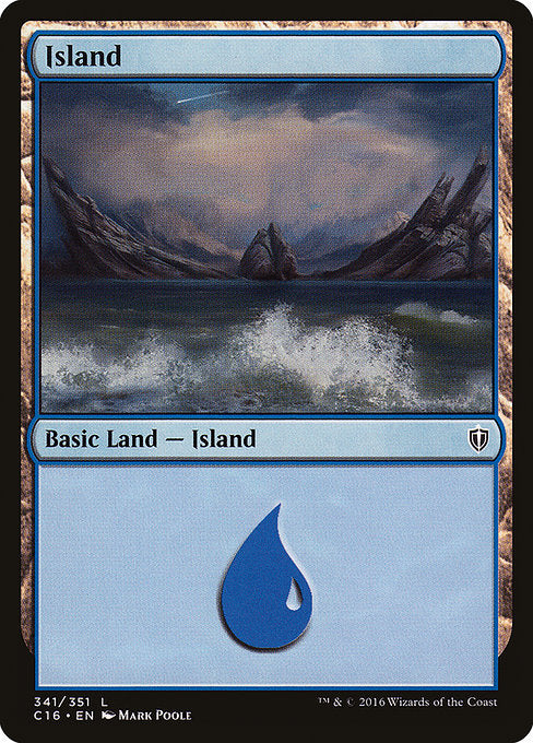 Island (341) [Commander 2016] | Gear Gaming Bentonville