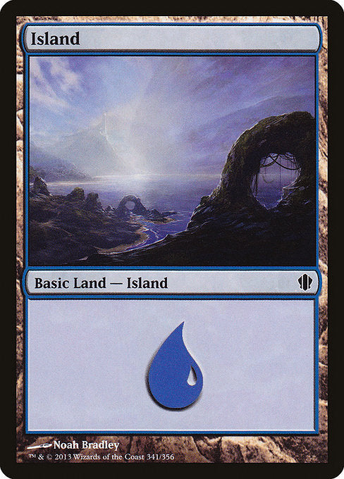 Island (341) [Commander 2013] | Gear Gaming Bentonville