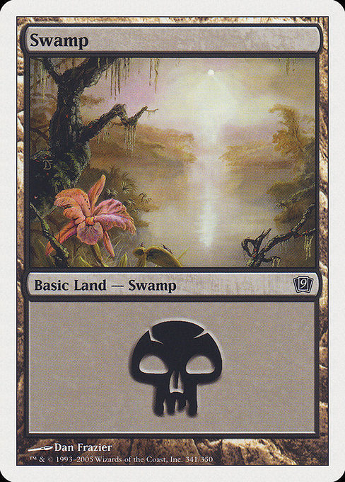 Swamp (341) [9th Edition] | Gear Gaming Bentonville