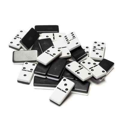 Double Six Dominoes - Club Size, Two-tone with Spinners | Gear Gaming Bentonville