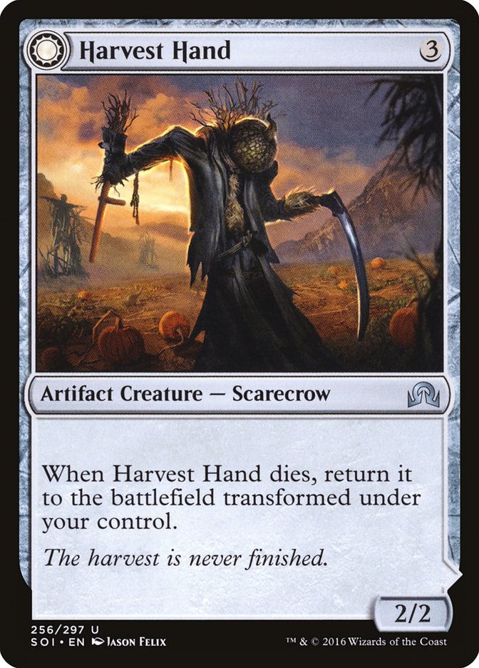 Harvest Hand // Scrounged Scythe [Shadows over Innistrad] | Gear Gaming Bentonville