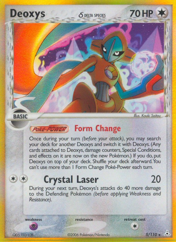 Deoxys (5/110) (Delta Species) [EX: Holon Phantoms] | Gear Gaming Bentonville