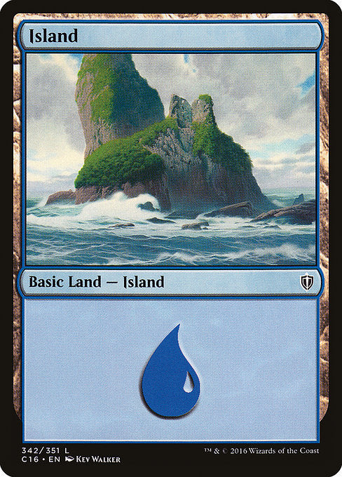 Island (342) [Commander 2016] | Gear Gaming Bentonville