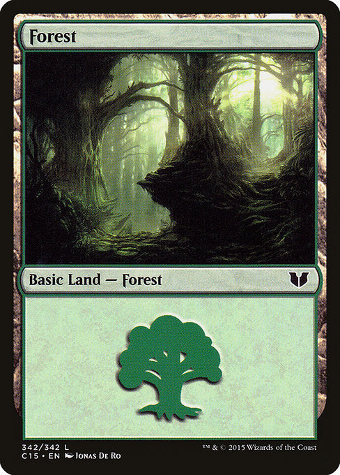 Forest (342) [Commander 2015] | Gear Gaming Bentonville