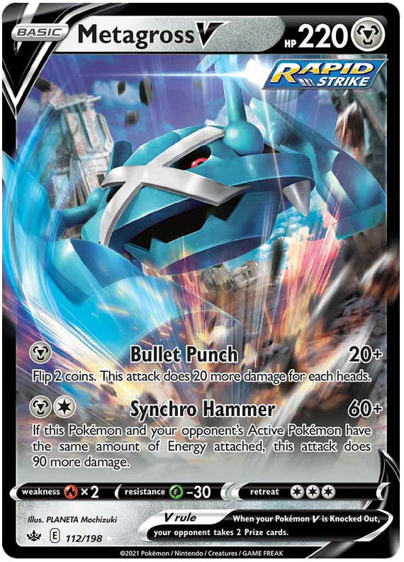 Metagross V (112/198) [Sword & Shield: Chilling Reign] | Gear Gaming Bentonville
