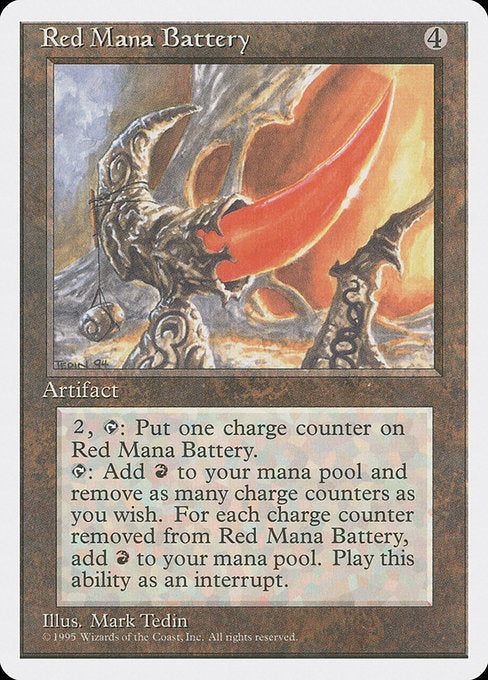 Red Mana Battery [Fourth Edition] | Gear Gaming Bentonville