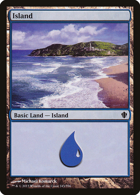 Island (343) [Commander 2013] | Gear Gaming Bentonville