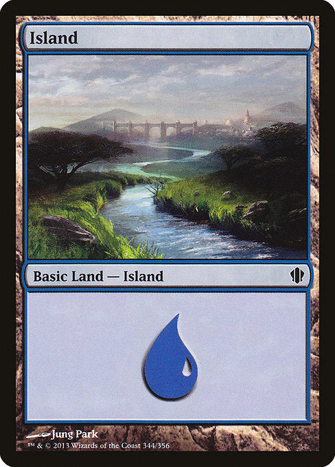 Island (344) [Commander 2013] | Gear Gaming Bentonville