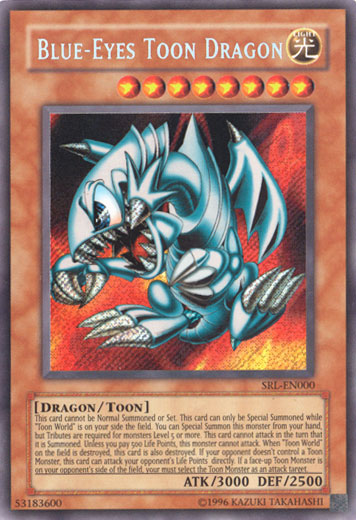 Blue-Eyes Toon Dragon [SRL-EN000] Secret Rare | Gear Gaming Bentonville