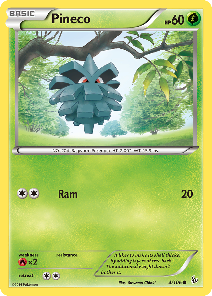 Pineco (4/106) [XY: Flashfire] | Gear Gaming Bentonville