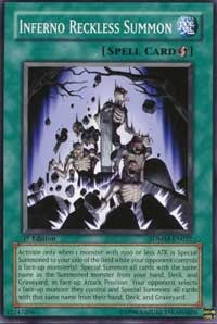 Inferno Reckless Summon [Structure Deck: Machina Mayhem] [SDMM-EN027] | Gear Gaming Bentonville