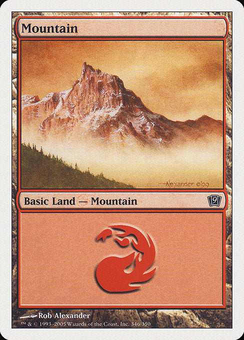 Mountain (346) [9th Edition] | Gear Gaming Bentonville