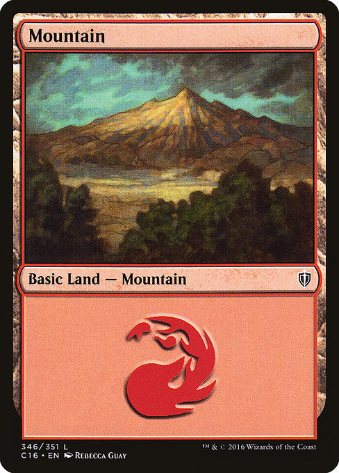 Mountain (346) [Commander 2016] | Gear Gaming Bentonville