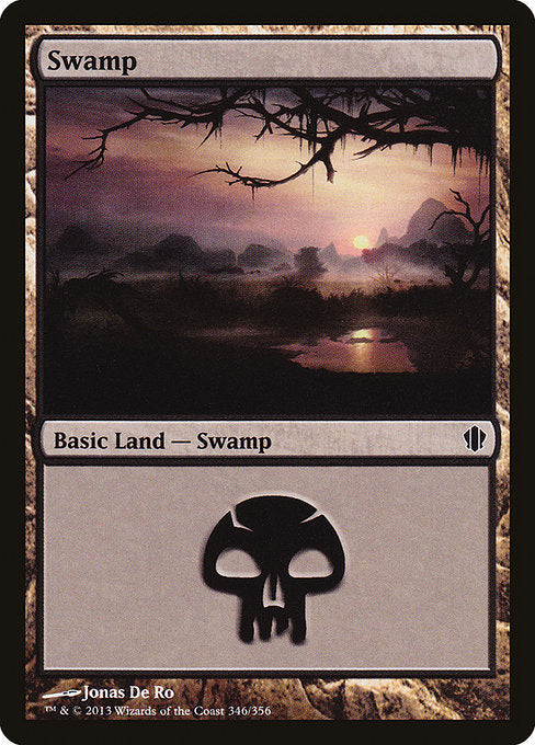 Swamp (346) [Commander 2013] | Gear Gaming Bentonville