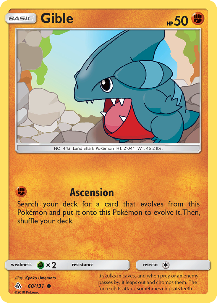 Gible (60/131) [Sun & Moon: Forbidden Light] | Gear Gaming Bentonville