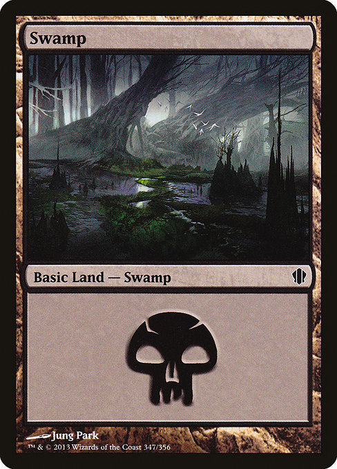 Swamp (347) [Commander 2013] | Gear Gaming Bentonville